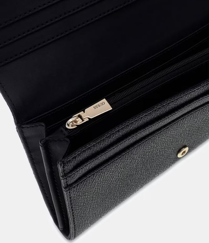 PORTAFOGLI YVONNE LOGO GUESS GRIGIO