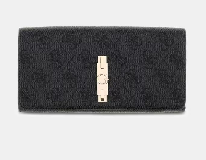 PORTAFOGLI YVONNE LOGO GUESS GRIGIO