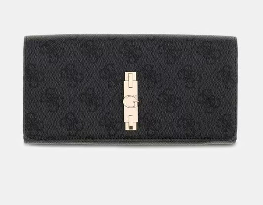 PORTAFOGLI YVONNE LOGO GUESS GRIGIO