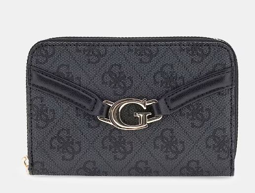 PORTAFOGLI DEA 4G LOGO GUESS GRIGIO PICCOLO