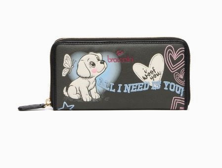 PORTAFOGLI ALLROUND BRACCIALINI CUCCIOLI DOG