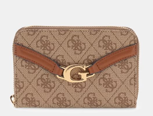 PORTAFOGLI DEA 4G LOGO GUESS BEIGE PICCOLO