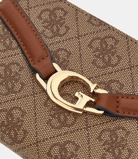 PORTAFOGLI DEA 4G LOGO GUESS BEIGE PICCOLO