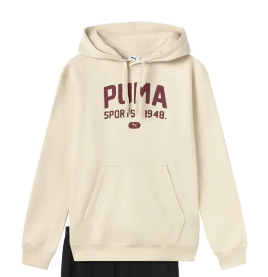 TUTE FELPA CAPPUCCIO PANTALONE GRAPHIC HOODED SUIT FL PUMA CREMA