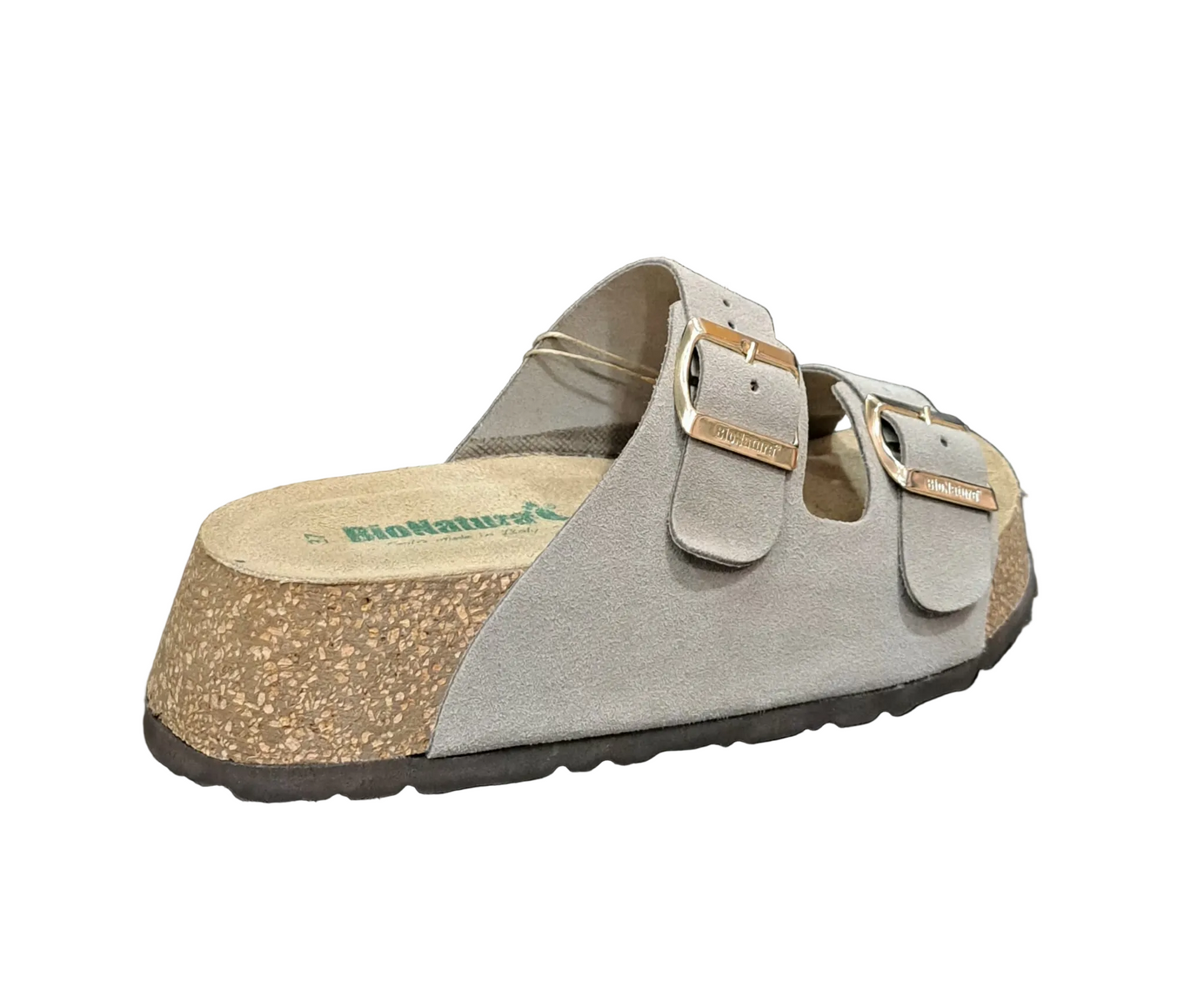SANDALO BIONATURA CON DOPPIA FASCIA GRIGIO