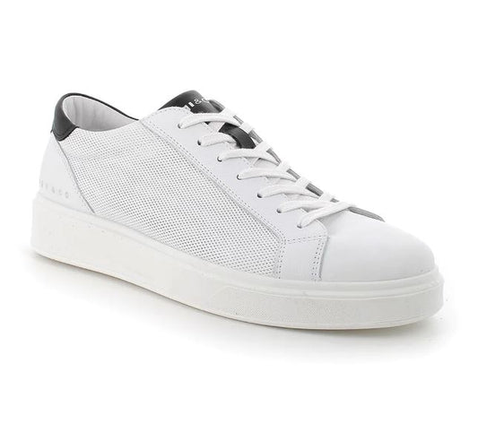 SNEAKERS TOTAL WHITE DETTAGLI NERI