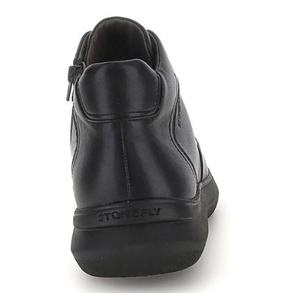 SCARPONCINI PELLE STONEFLY DESERT BOOT SEVEN SEASON HDRY 6 NERO