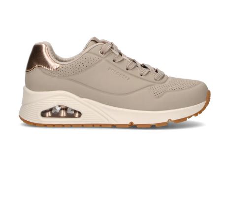SNEAKERS UNO GOLDEN AIR SKECHERS TAUPE