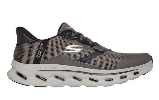 SNEAKERS GO WALK GLIDE SKECHERS DARK TAUPE SLIP INS