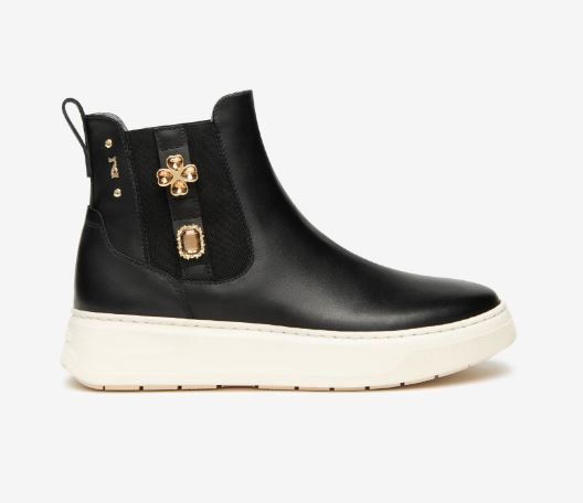 STIVALETTI PELLE NEROGIARDINI CHELSEA NERO