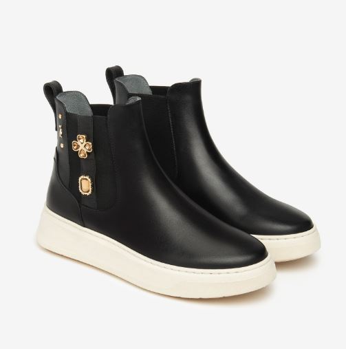 STIVALETTI PELLE NEROGIARDINI CHELSEA NERO