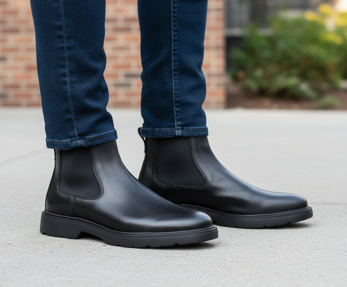 STIVALETTI PELLE STONEFLY CHELSEA BOOT FOREVER 4 NERO