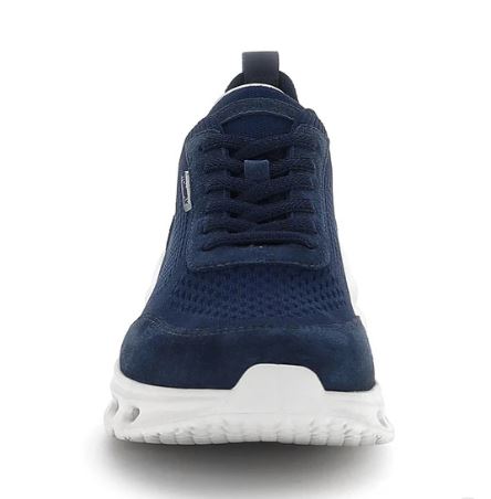 SNEAKERS DINAMICA 10 STONEFLY PELLE E TESSUTO BLU