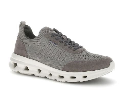 SNEAKERS DINAMICA 10 STONEFLY PELLE E TESSUTO GRIGIO