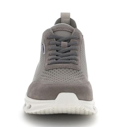 SNEAKERS DINAMICA 10 STONEFLY PELLE E TESSUTO GRIGIO