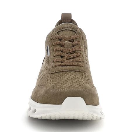 SNEAKERS DINAMICA 10 STONEFLY PELLE E TESSUTO MARRONE