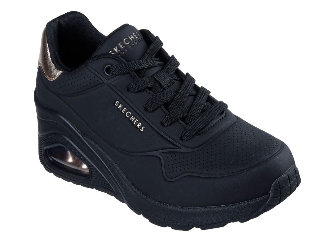 SNEAKERS UNO WEDGE HI STEPS SKECHERS BLACK