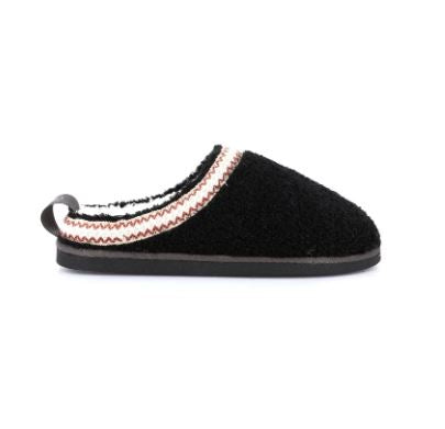 PANTOFOLE KANT TEDDY BLACK