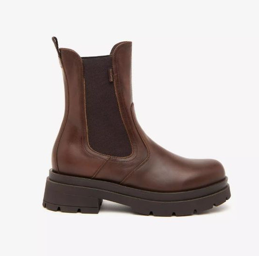 TRONCHETTI CHELSEA NEROGIARDINI PELLE MARRONE