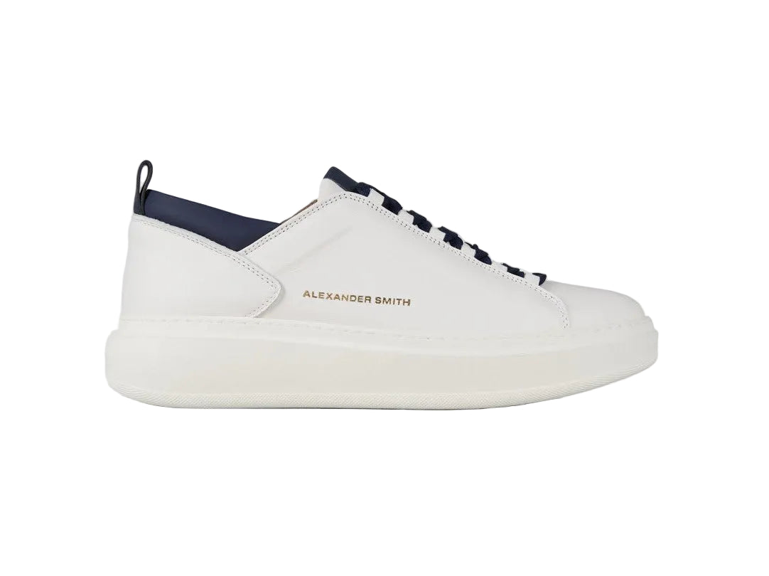 SNEAKERS WEMBLEY HIGH FREQUENCY ALEXANDER SMITH MAN WHITE BLUE