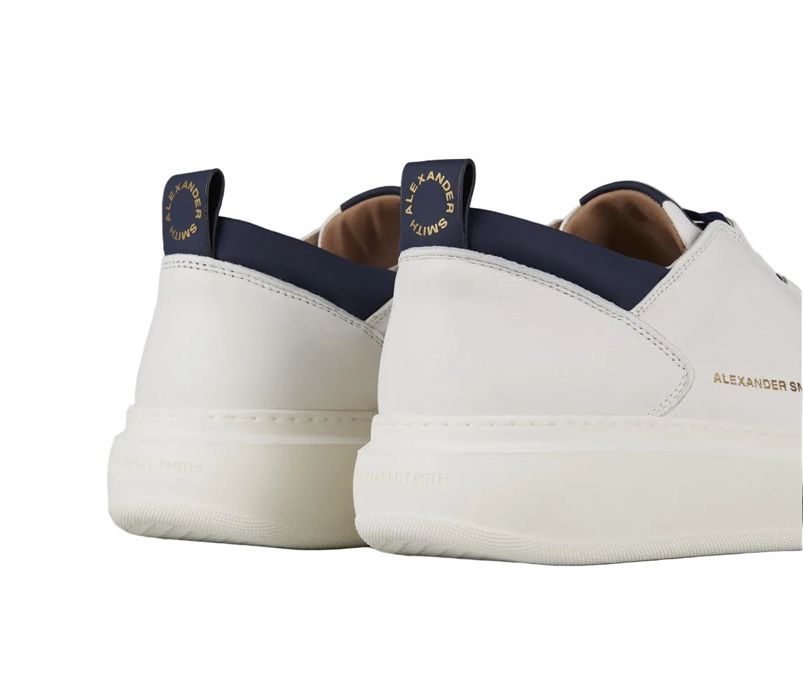 SNEAKERS WEMBLEY HIGH FREQUENCY ALEXANDER SMITH MAN WHITE BLUE