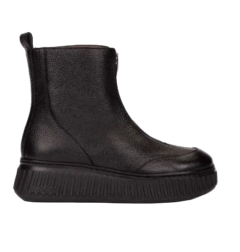 STIVALETTI PELLE MORBIDA XFLY 02 WONDERS NERO ZIP