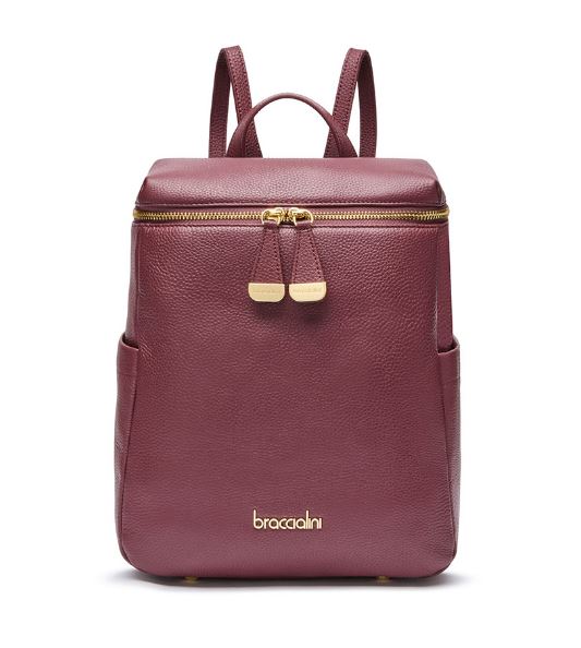 ZAINI SARA PELLE BRACCIALINI BORDEAUX