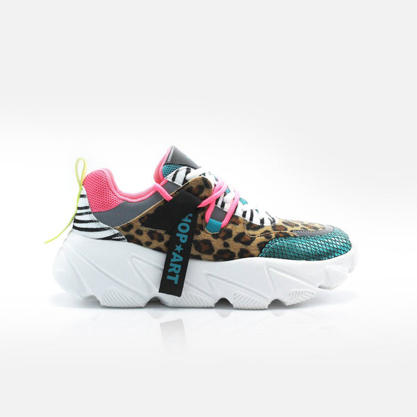 SNEAKERS CHUNKY AMY ECO ANIMALIER MULTICOLOR