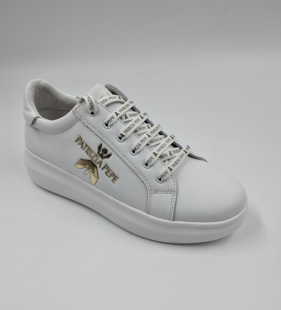 SNEAKERS LOGO GOLD