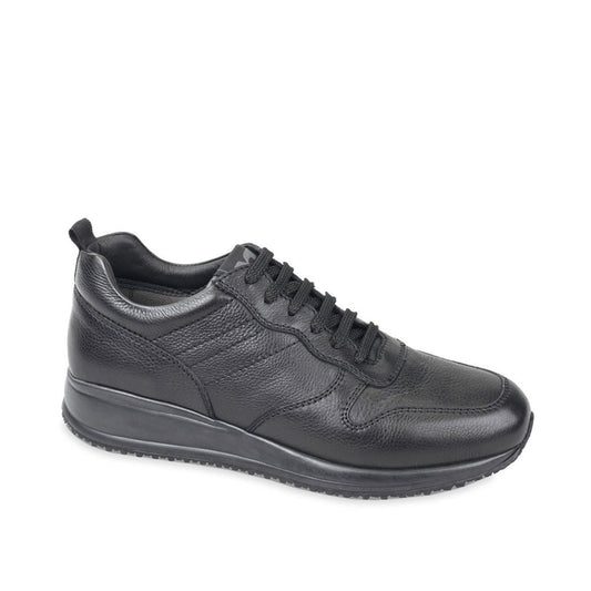 SNEAKERS PELLE NERA