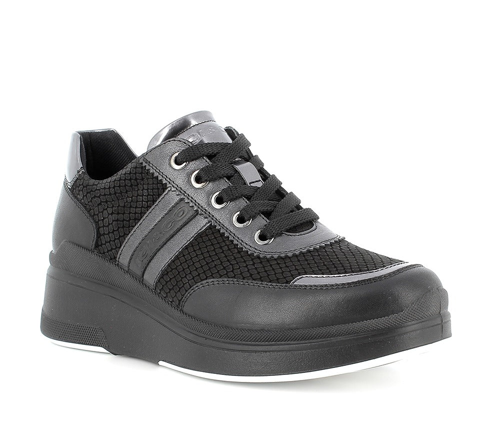 SNEAKERS PELLE STAMPATA