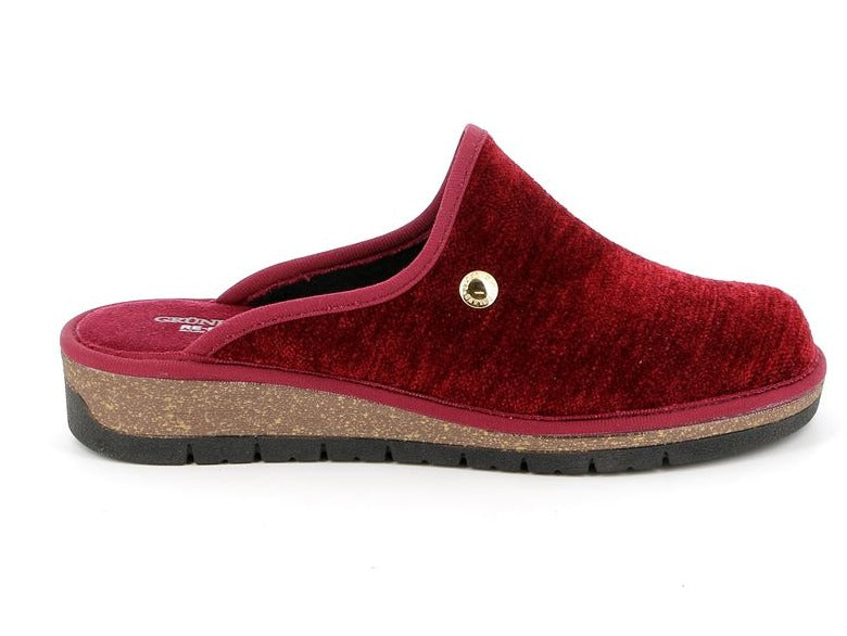 PANTOFOLE DOLA IN CINIGLIA BORDEAUX