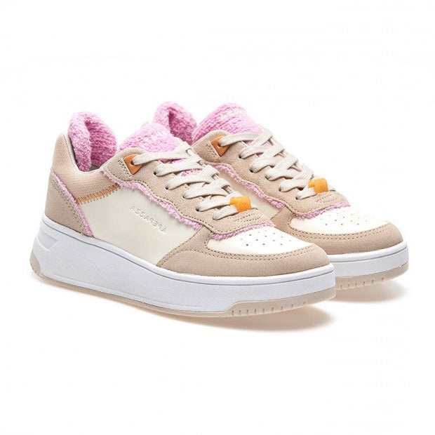 SNEAKERS BRIDGET FINITURE SPUGNA ROSA