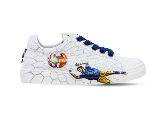SNEAKERS PELLE STAMPA PORTIERE